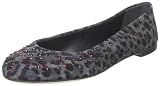 Giuseppe Zanotti Women's I16037 Crystal Ballet Flat,Smog,37.5 EU (US Women's 7.5 M)