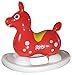 Gymnic 80.01 Inflatable Rocking Rody Rider with Base, Red/Yellow