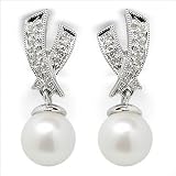 Shooting Star Japanese Akoya Cultured Pearl Earring