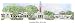 Louisiana State University "LSU" - Collegiate Series - 11.5 x 24 Inch Print