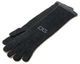 Dolce & Gabbana Women's Cashmere Gloves with D&G Rhinestone Logo