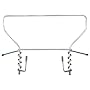Fellowes Wire Study Stand, Metal, 9.5 x 6 x 5.5 Inches, Silver (10024)