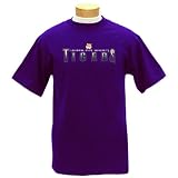 LSU Tigers Short Sleeve Tee Shirt, Medium