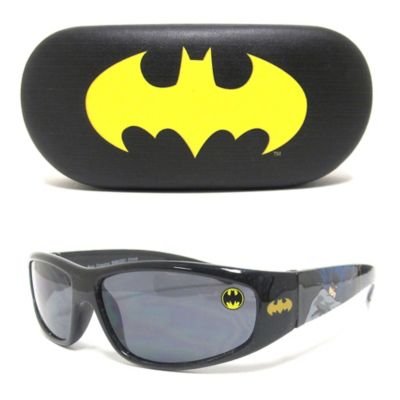 DC Comics Batman Kids' 2-Piece Sunglasses & Case Set in Black