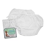 EAN 8851810791549 product image for Dappi Waterproof 100% Nylon Diaper Pants, 2 Pack, White, Medium | upcitemdb.com