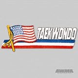AWMA Flag Patch - USA Taekwondo