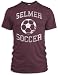 Vintage Distressed Selmer Soccer Tri-Blend T-Shirt, Cranberry, L