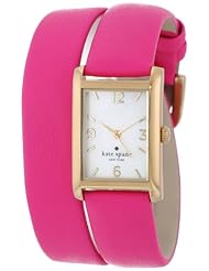 kate spade new york Womens 1YRU0248 Vivid Snapdragon Cooper Wrap Strap Marchino Edge Stain Watch