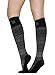 Diagonal Stripe Compression Socks Womens & Mens - Pair of Medical Grade 20-30 mmHg Graduated Sock Support Stockings - Ideal for Running & Athletic Wear, Pregnancy/Maternity, Flight & Travel