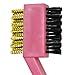 Intech Dual Brush with Wire Teeth Pink