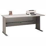 Advantage Series A Pewter 72" Desk By Bush Furniture