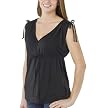 Juniors' Xhilaration&reg; Tie Waist and Shoulders Top - Black