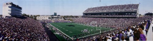 NCAA Kansas State Wildcats KSU Stadium Picture , Standard Frame, Cherry