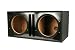 Absolute USA PDEB12BK Dual 12-Inch 3/4-Inch MDF Twin Port Subwoofer Enclosure with Black High Gloss Face Board Absolute USA PDEB12BK Dual 12-Inch 3/4-Inch MDF Twin Port Subwoofer Enclosure with Black High Gloss Face Board