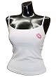 KISSED: Spaghetti Strap Tank Top with Graphic Kiss Design