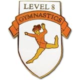 Women's Gymnastics Level 8 Pin.