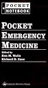 Pocket Emergency Medicine (Pocket Notebook Series)