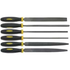 6pc Precision Metal Working Hobby File Combination Tool Set (COARSE GRIT) from Tools Airplane