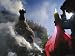 Tibetan Buddhists Pray and Offer Juniper at the Shoton Festival Photographic Poster Print, 24x18