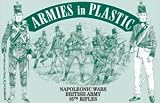 Napoleonic Wars British Army 95th Rifles (20) 1-32 Armies in Plastic