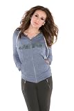 New York Jets Women's Tried and True Tri-Blend Full-Zip Hoodie - by Alyssa Milano