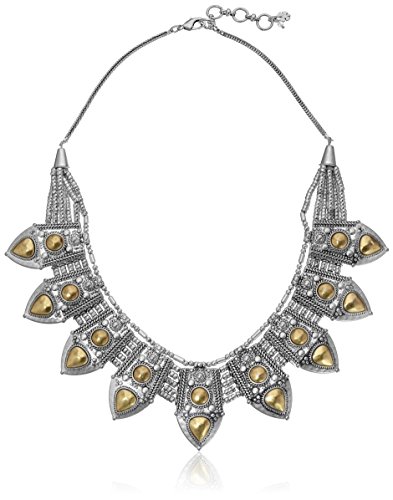 Lucky Brand Two Tone Major Collar Necklace, 18