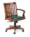 Kitchen & Housewares : Executive Banker's Chair in Fruitwood -- B651-F