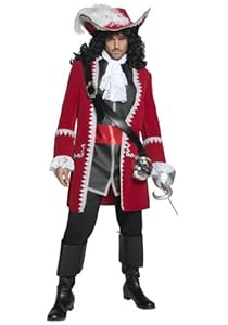 Mens Regal Pirate Captain Costume - L