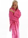 Micro Plush Robe Soft Wrap Style Bathrobe 6 Colors available Ivory Soft Violet Aqua Marine Honeysuckle Butter or Blue