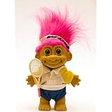 My Lucky TENNIS PLAYER Troll Doll (Hot Pink Hair)