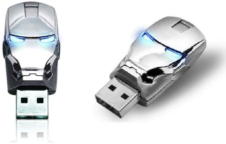 Iron Man USB 2.0 Flash Drive 16GB The Avengers Pen drive Memory stick U Disk(Shipping From US)