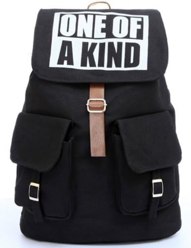 Kpop Backpack Rucksack Canvas Travel Satchel Shoulder Bag School Bookbags (One of A kind)