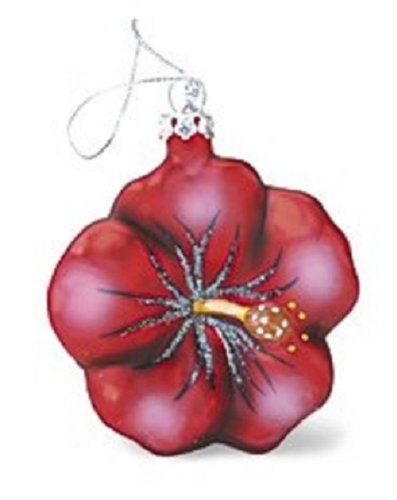 Island Heritage Hibiscus Collectible Glass Ornament Island Heritage Hibiscus Collectible Glass Ornament