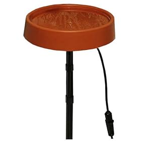 Standing Heated Bird Baths