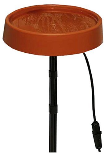 API 400 12-Inch Diameter Heated Bird Bath with Stand