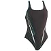 Arena 2975028 Damen Badeanzug Morryson, deep brown/surf blue, 42