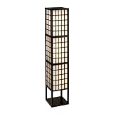 Adesso 3671-01 Middleton Floor Lantern, Black by 