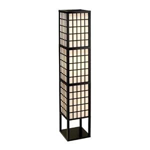 Adesso 3671-01 Middleton Floor Lantern, Black by Adesso