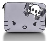 Hello Kitty Skull Bow Laptop Sleeve
