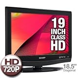 Sharp LC19SB27UT 19-Inch 720p LCD HDTV, Black Sharp LC19SB27UT 19-Inch 720p LCD HDTV, Black