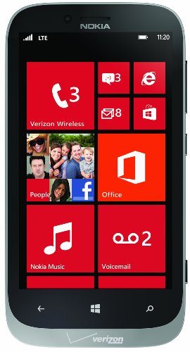 Nokia 822 4G Windows Phone, Grey (Verizon Wireless)