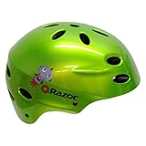 Razor V-17 Child Multi-Sport Helmet (Green Gloss)