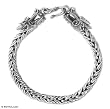 Bracelet, 'Brave Dragons' 0.6" W 7.9" L
