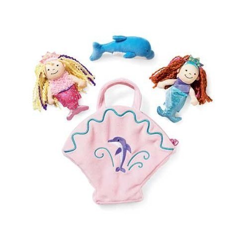Childrens Toyshop  Toys : Manhattan Toy Portable Mermaidens Finger Puppet Set