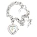 eWatchFactory Women's 42938-1-2 Disney "Tinker Bell" Charm Bracelet Watch