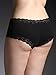 Torrid Plus Size Black Lace Trim Cheeky Shorts
