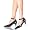 3 Inch Womens Sexy Shoes Block Heel Pump With Ankle Strap Black Patent Size: 9