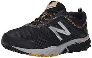New Balance Men's MT610V5 Trail Shoe, Black/Gold Rush, 14 D US