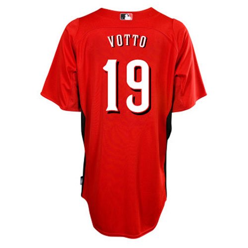 Joey Votto Cincinnati Reds Majestic Authentic Cool Base On Field Batting Practice Jersey