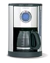 Morphy Richards 47078 Coffee Maker with Digital Timer, 12 Cups (Stainless Steel)